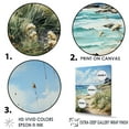 thumbnail image 3 of Designart "Seashore Remembrance III" Beach Floater Framed Wall Art Living Room, 3 of 5
