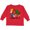 Red, variant on Inktastic Three-i-e-i-o Boys or Girls Long Sleeve Toddler T-Shirt