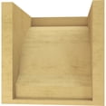 thumbnail image 4 of 9"W x 9"D x 9"H Wide Moab Rough Cedar Woodgrain TimberThane Corbel, Primed Tan, 4 of 6