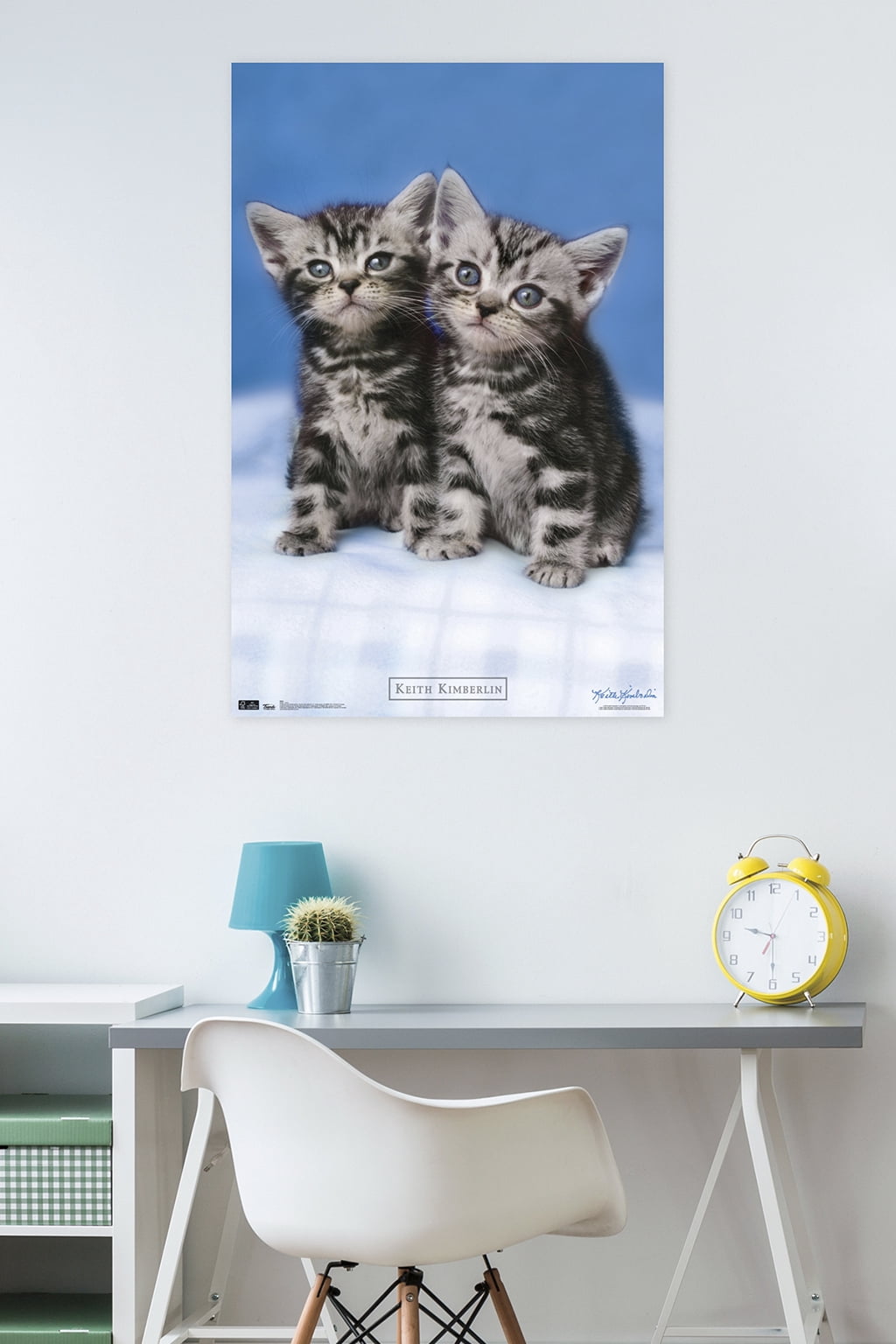 Keith Kimberlin - Kittens - Twins Wall Poster, 22.375" x 34"