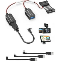 DashCam Power Adapter,(7P Type B)Fit Select Chevy/Ford/Honda/Lexus/Mitsubishi/Nissan/Toyota/Subaru,Connect to Auto-Dimming Rearview Mirror,Power Adapter Charging Cable for GPS Dash Cam Mirror Camera