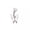 White, variant on 1pcs Double Butterfly Belly Ring Body Piercing Delicate Jewelry Navel Button Ri-qy_-Blue