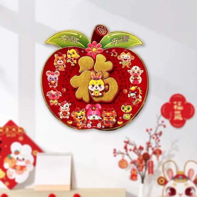 Pegatinas de ventana Fernando Decoraciones de Año Nuevo Chino pegatinas de puerta
