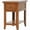 Classic Bourbon, variant on American Heartland 43314CB Oak Chair Table with 1 Drawer, Classic Bourbon
