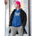 thumbnail image 2 of Daisy Butterfly Hoodie Women -Image by Shutterstock, Female XX-Large, 2 of 4