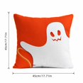 thumbnail image 4 of Halloween Pillows Soft Stuffed Ghost Pumpkin Accent Fall Throw Pillows, Hug-Able Holiday Decor for Couch Sofa Bed with Pp Cotton Fill A, 4 of 5
