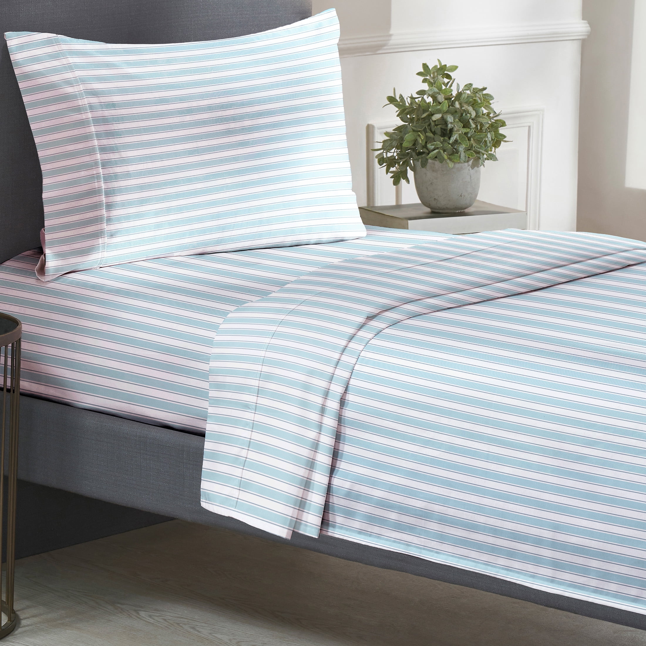 California Design Den 100 Cotton Twin Sheets Set, 400 Thread Count