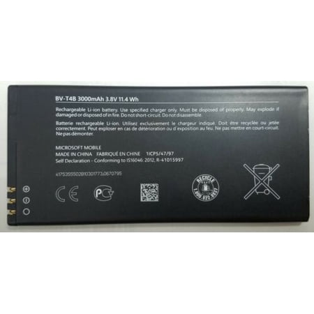 NEW Microsoft 640XL AT&T Smartphone Battery OEM 3000mAh 3.8V 11.4 Wh