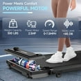 thumbnail image 5 of Simpfree Incline Walking Pad Treadmill with Handle Bar,2 in 1 Under Desk Treadmills for Home,2.5HP Compact and Portable Foldable Treadmill with LED Display, 300 LBS Capacity, 5 of 7