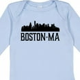 thumbnail image 4 of Inktastic Boston Massachusetts Skyline City Silhouette Boys or Girls Long Sleeve Baby Bodysuit, 4 of 5