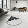 thumbnail image 3 of Ahgly Company Indoor Rectangle Patterned Platinum Gray Area Rugs, 6' x 9', 3 of 6
