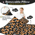 thumbnail image 3 of Halloween Black Cat Pumpkin Pattern Toddler Nap Mats for Kids Preschool,50"x20" Sleeping Mat Bag or Kids,Toddler Sleeping Bag,Toddler Nap Mat or Daycare, 3 of 6