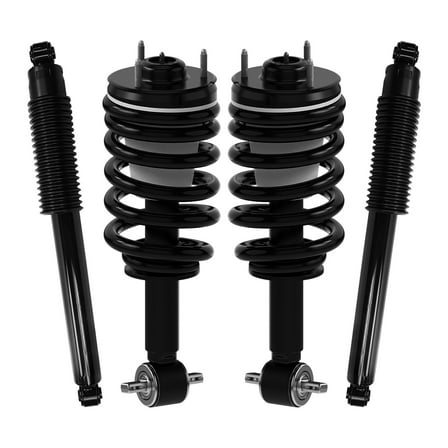 AutoShack Front Complete Strut & Coil Spring Rear Shock Absorbers | Replacement for 2007-2020 Chevrolet Tahoe 2007-2020 GMC Yukon 2015-2020 Chevrolet Suburban 2015-2020 GMC Yukon XL | 4-PC