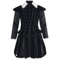 Men’s Tudor Renaissance Nobleman Outfit – Medieval Royal Black Prince Tudor King Suit for Themed Events