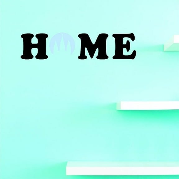 Custom Decals Home Temple Wall Art Size: 8 X 30 Inches Color: Multi