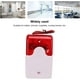 thumbnail image 2 of Luz estroboscópica roja Alarma de sonido y luz Dispositivo de advertencia de seguridad resistente a golpes Sirena intermitente para intersección de escuelas Hospital (220 V), 2 of 5
