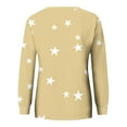 thumbnail image 5 of Oalirro Women's Autumn Winter Solid Round Neck Long Sleeve Tunic Top, 5 of 6