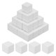 thumbnail image 1 of Uxcell Paquete de 100 Cubos de Madera DIY, Bloques de Madera Natural de Color Cuadrados de 1.5 cm, 1 of 1