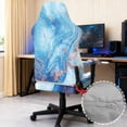 thumbnail image 3 of TSOVTHRID Blue Butterfly Marble Texture Print 4 PCS Gaming Chair Covers Slipcovers with Armrest Covers Computer Chair Cover Stretchable Gamer Chair Cover Cat Scratch Proof, 3 of 7