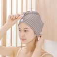 thumbnail image 4 of 2 Pcs Bonnets Absorbants pour Cheveux, Wraps de Séchage Souples, Outils de Séchage pour Cheveux, 4 of 9