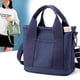 thumbnail image 5 of Bolsa de lona, ​​bolsa para el almuerzo, bolso de mano azul, 5 of 5