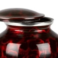 thumbnail image 4 of Perfect Memorials mall Black & Red Brushed Cremation Urn, 4 of 4