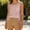 Pink, variant on Cotton Linen Tank Tops Cropped Tank Tops Sleeveless Linen Tops Beach Vests Ribbed Tank Tops Loose Fit Cami Loose Fit Camisole Womens Tank Tops Loose Fit Beige L