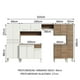 thumbnail image 4 of Cocina Integral Completa 325cm Emilly Joy Madesa - Marrón/Blanco, 4 of 8