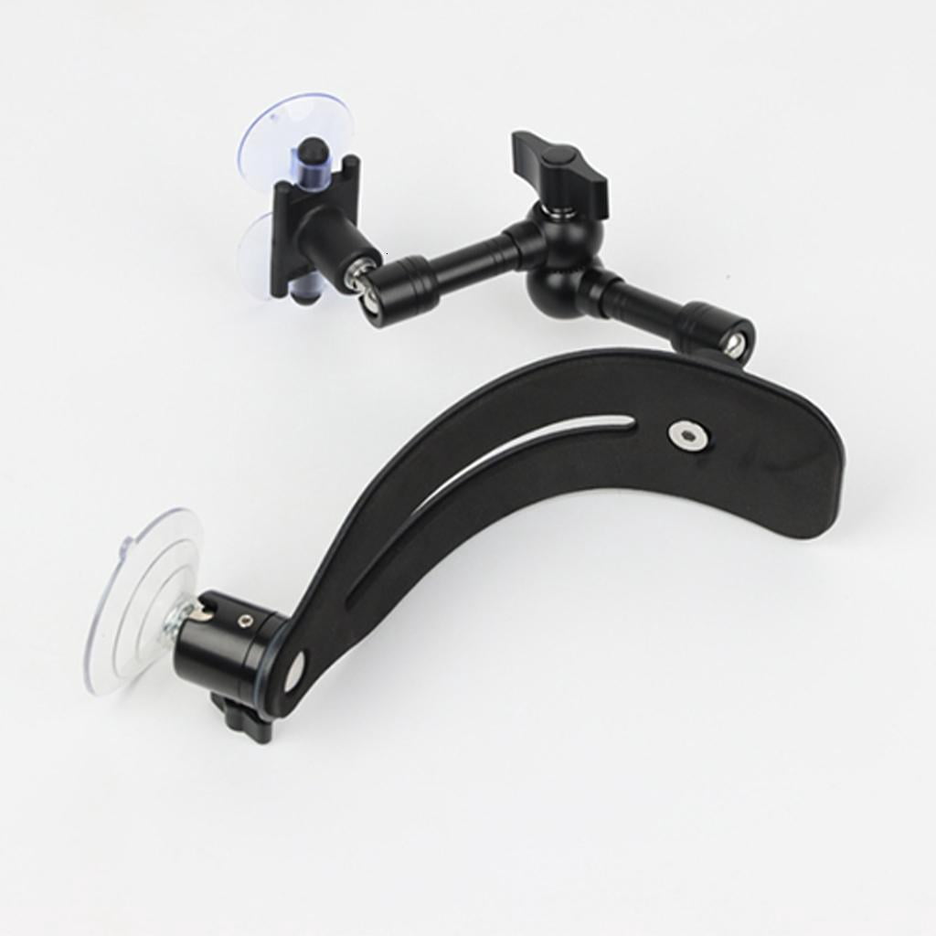 Yihuala Adjustable Ergonomic Guitar Rest Stand Music Instrument for Enhancing Playing Postures Nonslip Suction Design