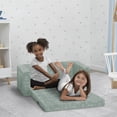 thumbnail image 3 of Sofá convertible a tumbona Serta Perfect Sleeper Kids Sage, 3 of 9