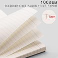 thumbnail image 3 of A4 Spiral Notebook College Ruled Lined Journal, 11.2" X 8.27", 300 Pages/150 Sheets, 100gsm Thick Paper, Waterproof Softcover, Twin-Wire Binding, for School Work Business Writing-Blue, 3 of 3