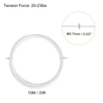 thumbnail image 2 of Unique Bargains 10M High Elastic Nylon Badminton Racket Racquet String, White 10 Pack, 2 of 6