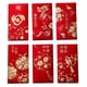 thumbnail image 4 of 6 sobres rojos del Año Nuevo Lunar Chino, paquete rojo del Año del Dragón, tarjeta de felicitación Estilo F, 4 of 9