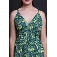 thumbnail image 2 of Bimba Feuilles Imprimées Femmes Long Maxi BeachDressStrappy Été Station Wear-XXX-Large, 2 of 6