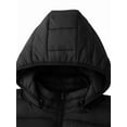 thumbnail image 5 of KVE Women's Hooded Packable Ultra Light Coat Warm Short Puffer Jacket Black S, 5 of 9