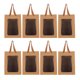 thumbnail image 1 of WEUVEB 10Ud Bolsas Portátiles De Regalo De Papel Kraft Con Ventana Para Empacar Snacks Y Obsequios, 1 of 5