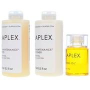 Olaplex No.4 Bond Maintenance Shampoo 8.5 oz, No.5 Bond Maintenance Conditioner 8.5 oz & No.7 Bonding Oil 1 oz - BUNDLE COMBO Pack