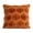Orange, variant on Halloween Pumpkin Pillow Cover, Faux Plush Throw Pillow Case, Soft 3D Embossed Decorative Cushion Cover for Couch Sofa Bed Living Room Fall Home Decor, White 18x18 Inch