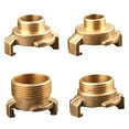 Brass Type Quick Connect Water Fittings Claw Couplings Tap Connectors