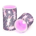 thumbnail image 2 of Rabbit and Universe Flameless LED Candle Set with Remote, Battery Operated Color Changing Pillar Candles, Set of 2, 2 of 7