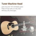 thumbnail image 2 of 6 Pieces Silver Acoustic Guitar Machine Heads Knobs Guitar String Tuning Peg Tuner(3 for Left + 3 for Right), 2 of 10