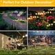 thumbnail image 5 of Luces de luciérnaga para exteriores, impermeables, con energía solar, 6 LED, 2 luces solares para jardín, camino, patio, paisaje, 5 of 5