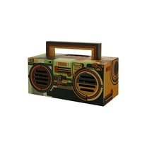 Qfx® Bt-41-boombox Streaming Tws Ready Speaker (black)