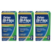 Osteo Bi-Flex Joint Health Triple Strength + Turmeric Tablets 80 ea (Pack of 3)
