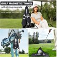 thumbnail image 2 of czcpp-Magnetic Golf Towel \u2013 Large 16x31 Inch Microfiber Waffle Design with Strong Magnet, Fun Golf Pattern, Premium Golf Bag Accessory, for Men & Women Golfers, 2 of 4