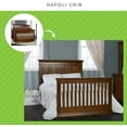 thumbnail image 4 of Full-Size Conversion Kit Bed Rails for Evolur Cribs (Java/Walnut), 4 of 5