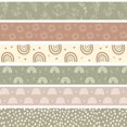 thumbnail image 1 of Tablón de anuncios con bordes VABAMNA Boho de 84 pies para decoración de aula, 1 of 9