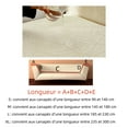 thumbnail image 2 of 3 Seater Sofa Cover with Armrests Free Pillowcase Jacquard Sofa Protector Non-Slip Sofa Cover Waterproof Anti-Scratch from Cats Dogs, 2 of 5