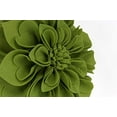 thumbnail image 4 of Fennco Styles Handmade 3D Heart-Shaped Petals Flower Decorative Throw Pillow Cover 16 Inch Round - Kiwi Floral Pillow Case for Couch, Home Décor, Bedroom Décor and Holiday, Housewarming Gift, 4 of 8