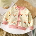 thumbnail image 2 of FDDMis Black Rain Jacket Boys Heavy Winter Coat Girls Winter Size 10-12 5t Snowsuit 6months Baby Girl Clothes for 1 Year Old Boy 1 Girl Winter, Pink 12-18 Months, 2 of 4